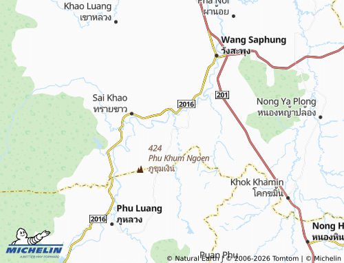 Mapa MICHELIN Pha Bing - ViaMichelin