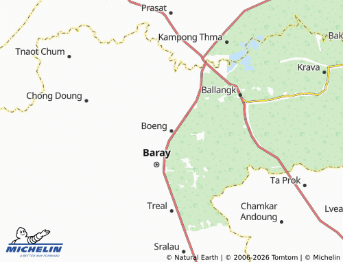 MICHELIN Boeng map - ViaMichelin