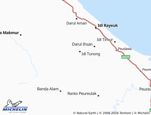 Mapa MICHELIN Padang Kasah - ViaMichelin