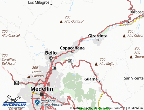 Carte MICHELIN El Recreo - ViaMichelin