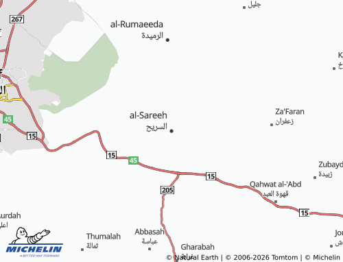 Carte MICHELIN al-Sareeh - ViaMichelin