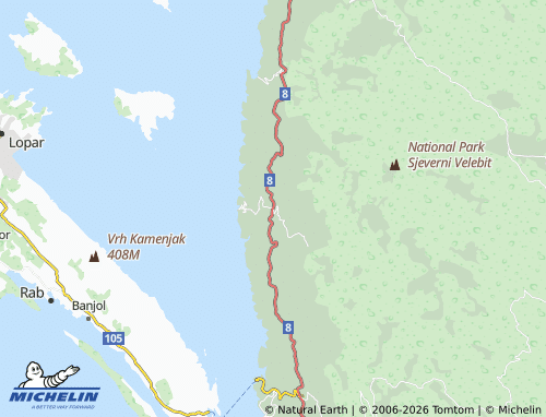 Mapa MICHELIN Modrići - ViaMichelin