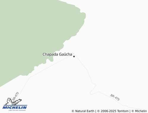 MICHELIN Chapada Gaúcha map - ViaMichelin