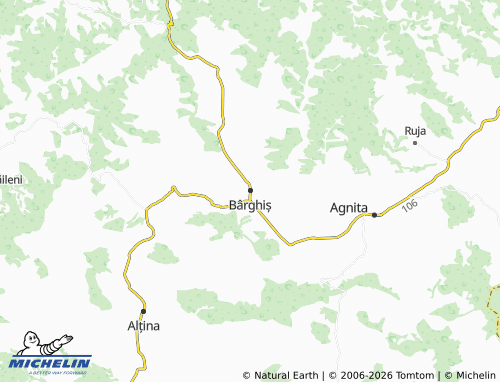 MICHELIN Bârghiș map - ViaMichelin
