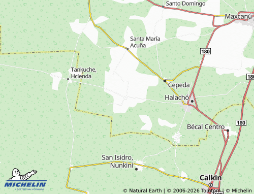 MICHELIN San Antonio Siho map - ViaMichelin