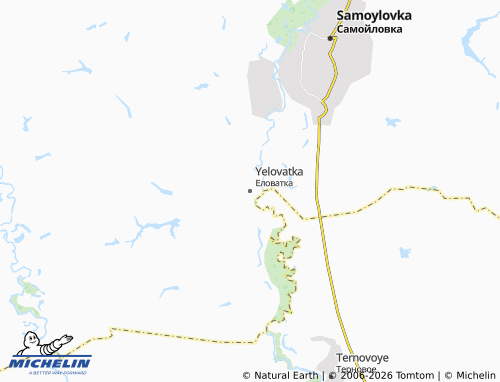 MICHELIN-Landkarte Yelovatka - ViaMichelin