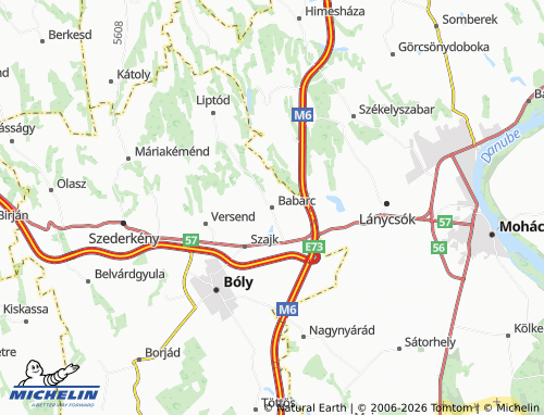 MICHELIN-Landkarte Babarc - ViaMichelin
