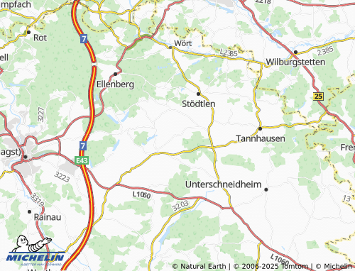 MICHELIN Halheim map - ViaMichelin