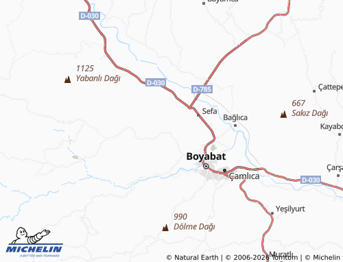 Mappa MICHELIN Akyürük - ViaMichelin