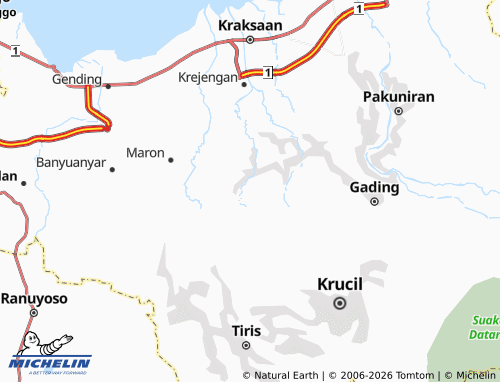 MICHELIN-Landkarte Ranuwurung - ViaMichelin