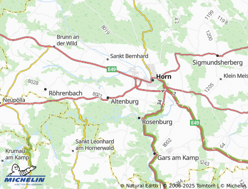 MICHELIN Burgerwiesen map - ViaMichelin
