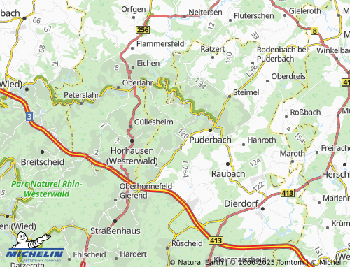 Carte MICHELIN Werlenbach - ViaMichelin