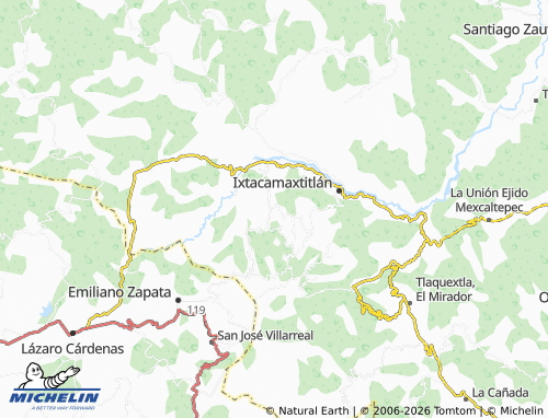 MICHELIN-Landkarte Xocoxiutla - ViaMichelin