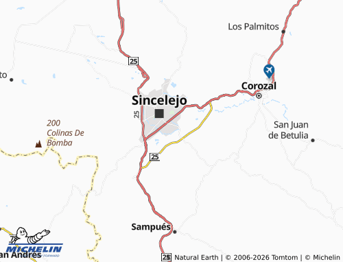 MICHELIN Nueva Esperanza map - ViaMichelin