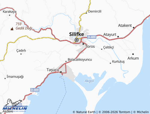 Mappa MICHELIN Burunucu - ViaMichelin