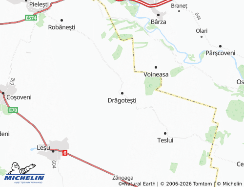 Mapa MICHELIN Drăgotești - ViaMichelin