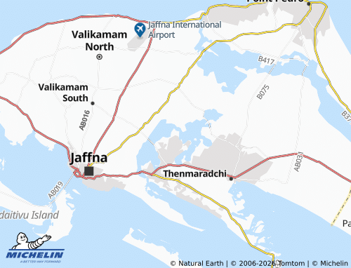 Mapa MICHELIN Kaithady North - ViaMichelin