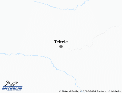 Carte MICHELIN Teltele - ViaMichelin