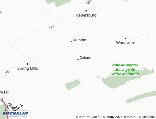 Mappa MICHELIN Coburn - ViaMichelin