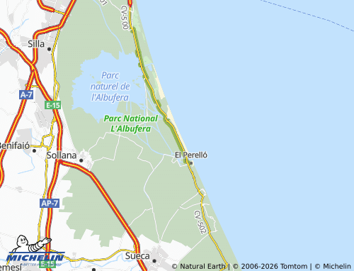 Mappa MICHELIN El Perellonet - ViaMichelin