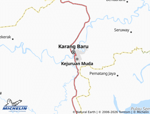 MICHELIN Sriwijaya map - ViaMichelin