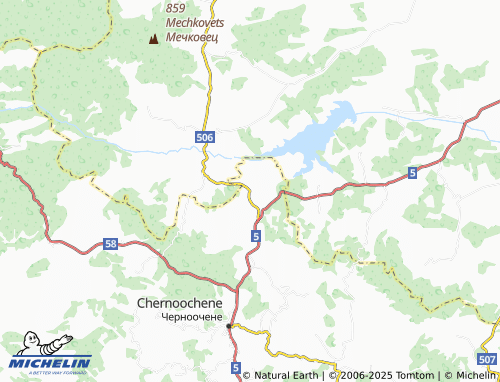 MICHELIN Petelovo map - ViaMichelin