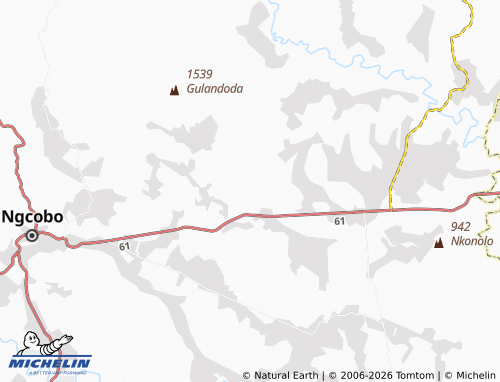 MICHELIN-Landkarte Ngcwabeni - ViaMichelin