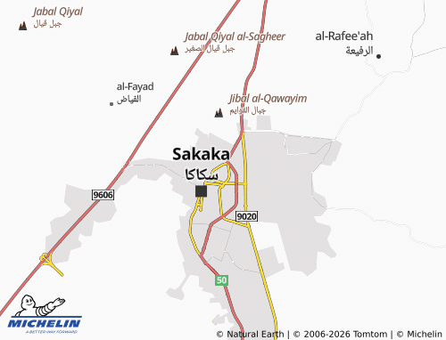 MICHELIN-Landkarte al-Badee'ah - ViaMichelin