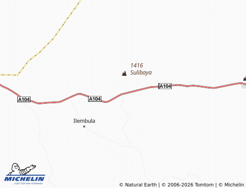 Mapa MICHELIN Wangingombe - ViaMichelin