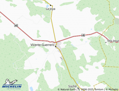 MICHELIN Justicia Social map - ViaMichelin