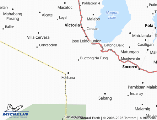 MICHELIN Bugtong Na Tuog map - ViaMichelin