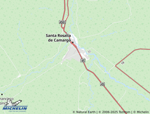 MICHELIN Jardines del Desierto map - ViaMichelin