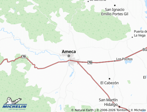 MICHELIN Arboledas map - ViaMichelin