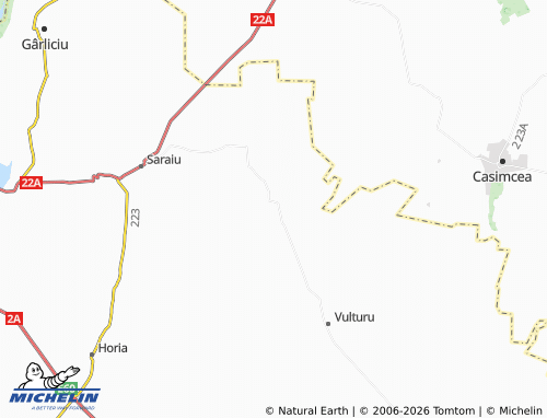 Mappa MICHELIN Dulgheru - ViaMichelin