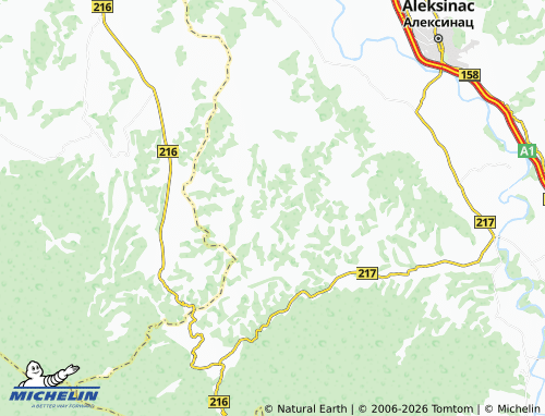 Mapa MICHELIN Loznac - ViaMichelin