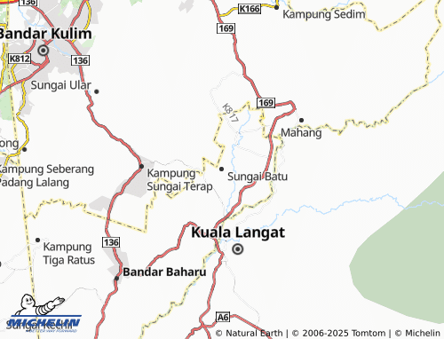 MICHELIN Sungai Batu map - ViaMichelin