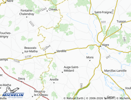 Mapa MICHELIN Guignefolle - ViaMichelin