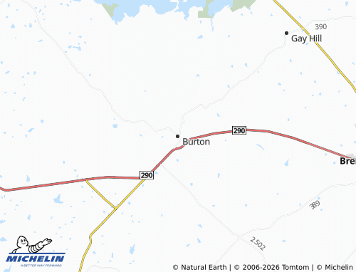 Mapa MICHELIN Burton - ViaMichelin