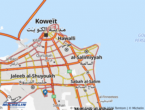Mapa MICHELIN al-Jabiriyyah 4 - ViaMichelin