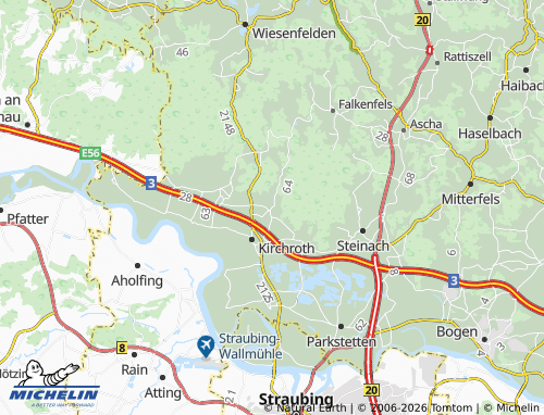 MICHELIN Aufroth map - ViaMichelin