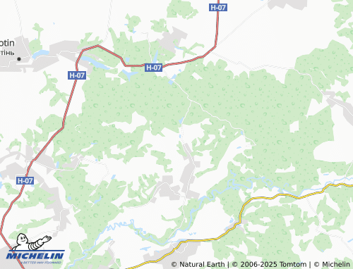 MICHELIN Vakalivshchyna map - ViaMichelin