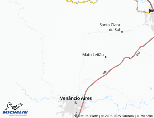 MICHELIN Santa Emília map - ViaMichelin