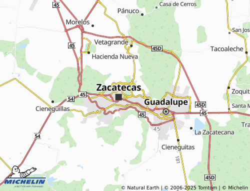 MICHELIN Villas del Tepozán map - ViaMichelin