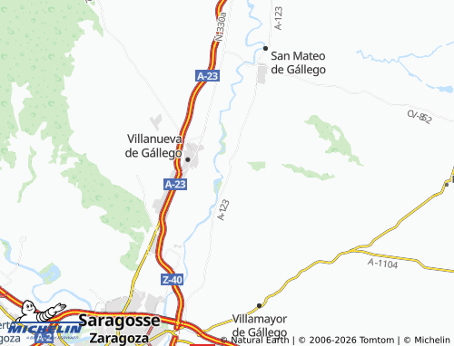 Mapa MICHELIN Peñaflor - ViaMichelin