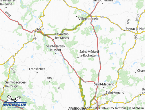 MICHELIN Vaveix map - ViaMichelin