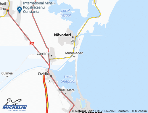 Carte MICHELIN Mamaia-Sat - ViaMichelin