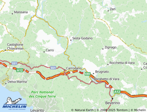 MICHELIN-Landkarte Bergassana - ViaMichelin