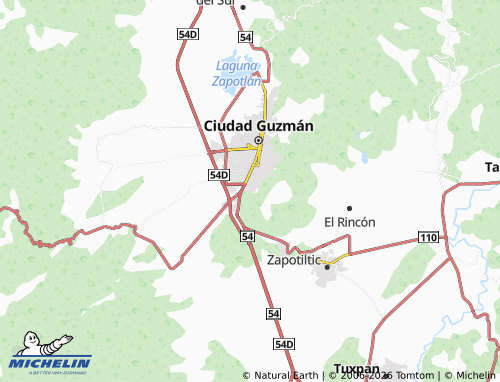 MICHELIN-Landkarte Lomas del Sur - ViaMichelin