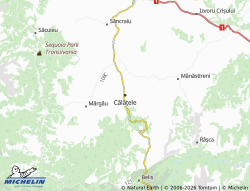 Carte MICHELIN Călățele - ViaMichelin