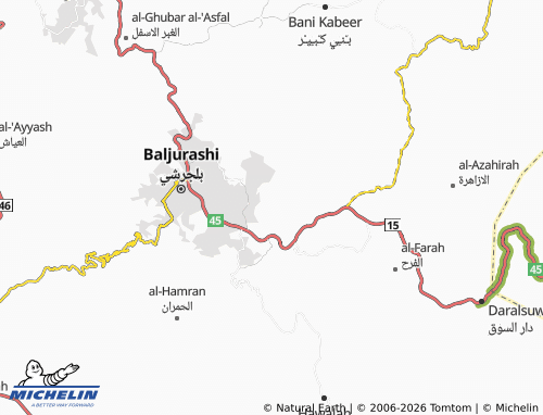 MICHELIN-Landkarte Baladimigha - ViaMichelin